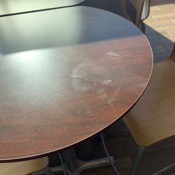 Wendy's - a table and two chairs - Fast Food Near Me - Palmdale, California