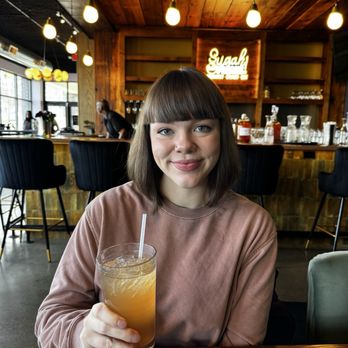 Sugah Please - Signature peach cider - Breakfast & Brunch Near Me - Grand Rapids, Michigan
