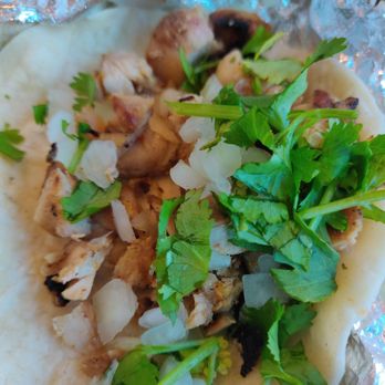El Pollo Loco - Chicken taco Al carbon.  Good flavor.  The tortillas weren't greasy. - Fast Food Near Me - Brownsville, Texas