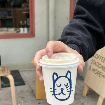 Thank You Coffee - hojicha latte - Coffee & Tea Near Me - Los Angeles, California Thank You Coffee - hojicha latte - Coffee & Tea Near Me - Los Angeles, California