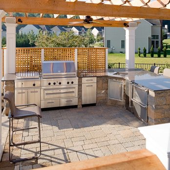 BR Design Build - an outdoor kitchen - Masonry/Concrete Near Me - Annapolis, Maryland