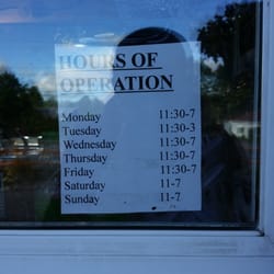 The Crispy Spud - Hours