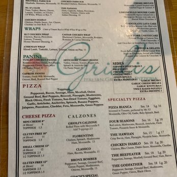 Vinnys Italian grill - Menu - Italian Near Me - Bealeton, Virginia