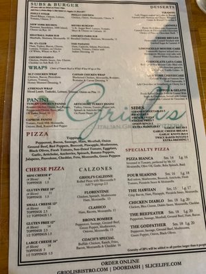Menu photo 3 Vinnys Italian grill Bealeton, VA