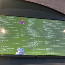 Blue Steele Coffee Company - Menu hard to see 9.17.24