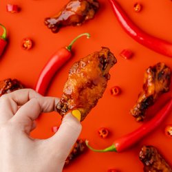 Wings Over Baldwin - Wings with Sweet Korean Fire sauce