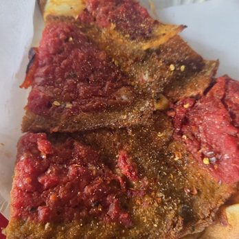 Rosa's Pizza - Eggplant slice - Pizza Near Me - Middle Village, New York Rosa's Pizza - Eggplant slice - Pizza Near Me - Middle Village, New York