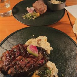 Braised and smoke short rib bottom and dry age prime rib top Braised and smoke short rib bottom and dry age prime rib top