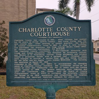Old Charlotte County Courthouse - Historic Charlotte County Courthouse, Punta Gorda - Courthouses Near Me - Punta Gorda, Florida Old Charlotte County Courthouse - Historic Charlotte County Courthouse, Punta Gorda - Courthouses Near Me - Punta Gorda, Florida