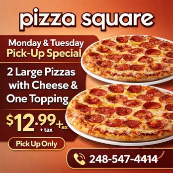 Pizza Square - Pizza Near Me - Oak Park, Michigan Pizza Square - Pizza Near Me - Oak Park, Michigan
