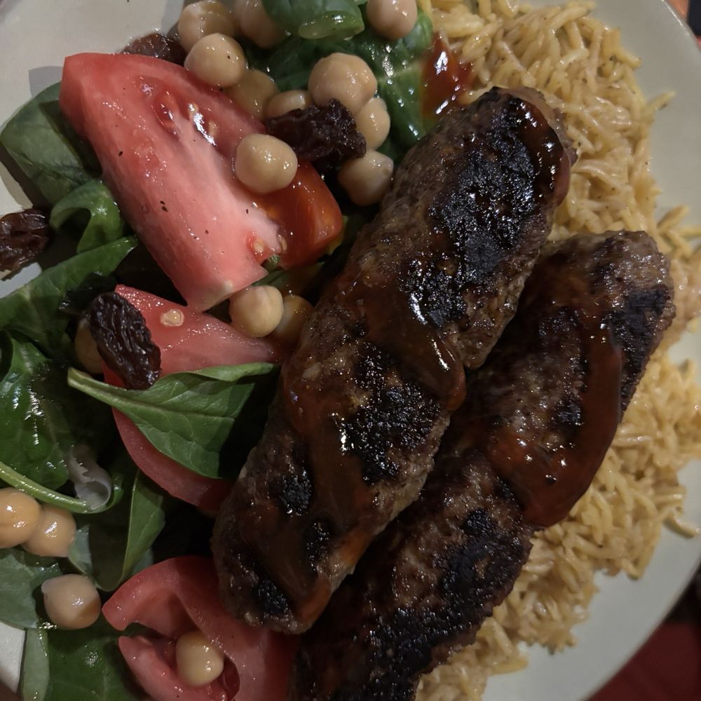 Ground Lamb Kebab Plate Ground Lamb Kebab Plate
