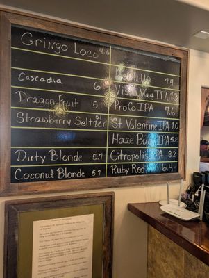 Menu photo 1 Prohibition Brewing Vista, CA