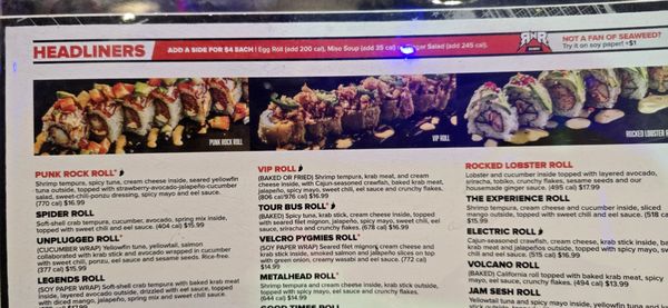 Menu photo 2 Rock N Roll Sushi Locust Grove, GA Menu photo 2 Rock N Roll Sushi Locust Grove, GA