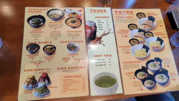 Menu photo 1 TSUKE Artisan Noodle San Gabriel, CA Menu photo 1 TSUKE Artisan Noodle San Gabriel, CA