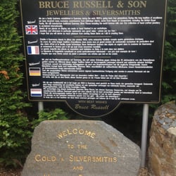 Bruce Russell & Son Goldsmith Jewellers - Photo taken 5/10/2015 - Bruce Russell & Son (sign)