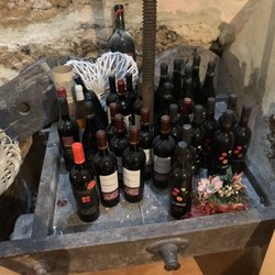 Olmicello - Most of the labels in the wine cellar were un-Googleable.