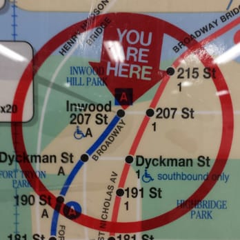 MTA - 207 St. Subway Station - Public Transportation Near Me - Manhattan, New York