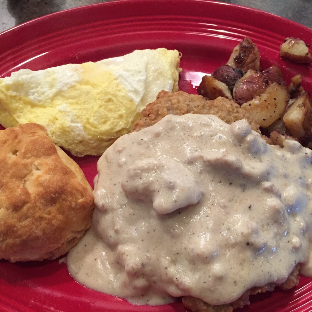 Turnaround Cafe - Chicken fried steak!!! So excited! - American Near Me - Turner, Oregon Turnaround Cafe - Chicken fried steak!!! So excited! - American Near Me - Turner, Oregon