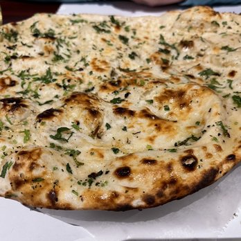 Curry Pizza Kitchen - Garlic Naan, wowzers! - Indian Near Me - South Jordan, Utah