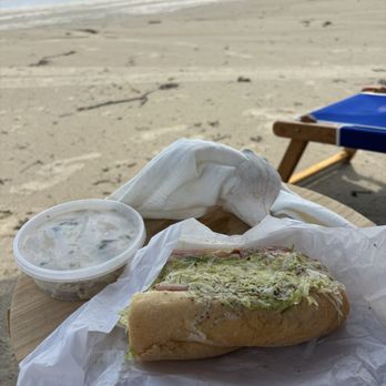 Fat Andy’s - The beach and an amazing sandwich- two of my favs - Delis Near Me - Santa Fe, Texas
