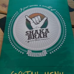 Shaka Brah - Cocktails menu