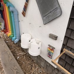 Cape Cod Museum of Natural History - Several pieces of broken equipment in the musical area.