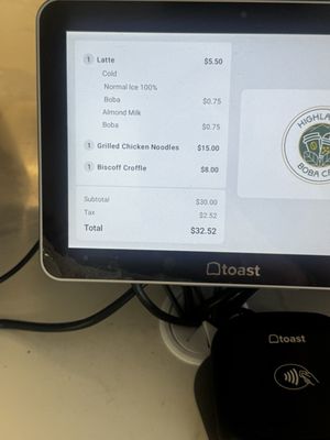Menu photo 7 Highlands Boba Cafe Fresno, CA