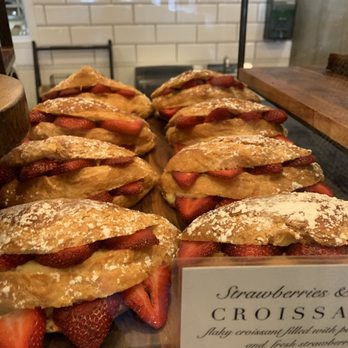 Tout Suite - Strawberry cream croissants - Cafes Near Me - Houston, Texas