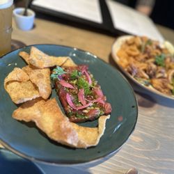 Salt & Stone - Ahi tuna poke and Calamari