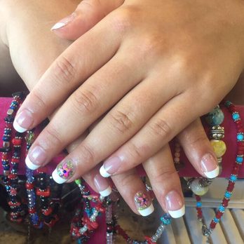 Ocean Nail Spa - This was my amazing manicure that I got done! The detail is absolutely terrible! I WILL come back here! - Nail Salons Near Me - Kihei, Hawaii