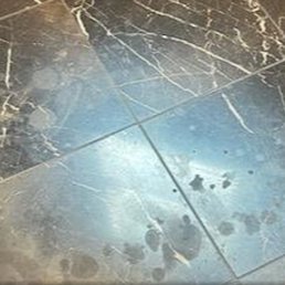 Room 202 bathroom floor