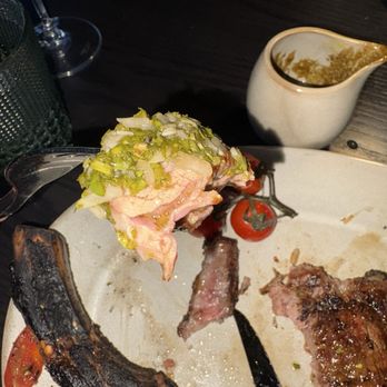 Kindler Wood-Fired Fare - chimichurri sauce was delicious! - Seafood Near Me - Islamorada, Florida