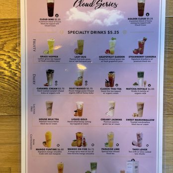 Teaspoon - Menu (1/2) - Bubble Tea Near Me - San Ramon, California