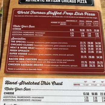 Giordano's - Must order - deep dish pizza, it takes 45 mins to cook, so please be patient! - Salad Near Me - Las Vegas, Nevada Giordano's - Must order - deep dish pizza, it takes 45 mins to cook, so please be patient! - Salad Near Me - Las Vegas, Nevada