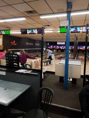 Ron's Gourmet Ice Cream and Twentieth Century Bowling Alley by null