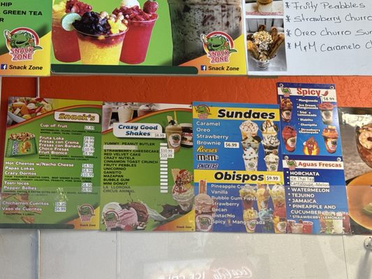 Menu photo 1 Snack Zone Rosamond, CA