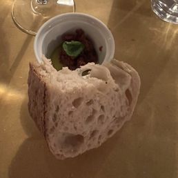 The bread is delightful, the tomato and mint was a nice addition, but the bread easily stands alone. The bread is delightful, the tomato and mint was a nice addition, but the bread easily stands alone.
