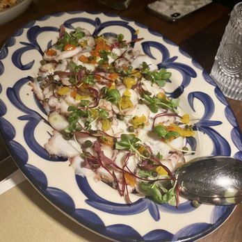 Ambra - Octopus carpaccio was delicious! - Italian Near Me - New York, New York