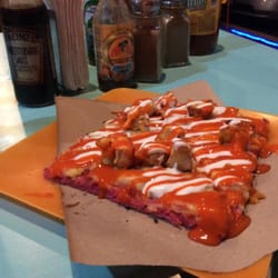 Señorita Cara de Pizza - Pizza de pollo buffalo