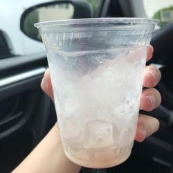 The Queen Bean - "I know coffee is expensive but I fell like they put a little bit too much ice, it took me 2min to finish it."