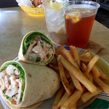 Sam's Beach Bar - Seafood Wrap - Seafood Near Me - Hudson, Florida Sam's Beach Bar - Seafood Wrap - Seafood Near Me - Hudson, Florida