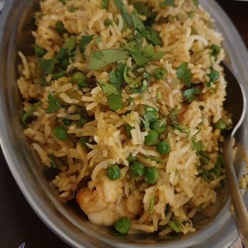 Paradise of India - Shrimp Tandoori Briyani - Indian Near Me - Evere, BRU