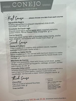 Menu photo 1 Conejo Richmond, VA Menu photo 1 Conejo Richmond, VA