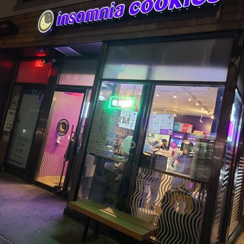 Insomnia Cookies - the outside of a restaurant - Desserts Near Me - Brooklyn, New York