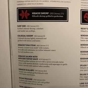 Benihana - Seafood menu - Sushi Bars Near Me - Bloomington, Minnesota