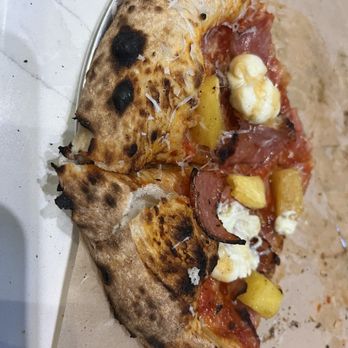 Bravado - Prosciutto, Ricotta, pineapple infused w hot honey per Bryden's personal recommendation. He was sooo right. - Pizza Near Me - Franklin, Tennessee Bravado - Prosciutto, Ricotta, pineapple infused w hot honey per Bryden's personal recommendation. He was sooo right. - Pizza Near Me - Franklin, Tennessee