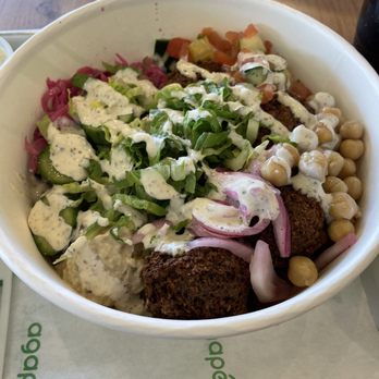 Agapé Mediterranean - - Falafel Bowl - Mediterranean Near Me - Columbus, Ohio