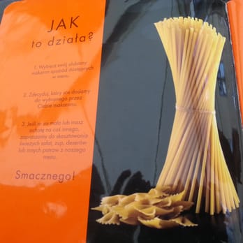 Spaghetteria Pasta - menu - Italian Near Me - Toruń, KP Spaghetteria Pasta - menu - Italian Near Me - Toruń, KP