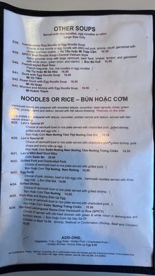 Menu photo 3 Pho Leo Mesa, AZ