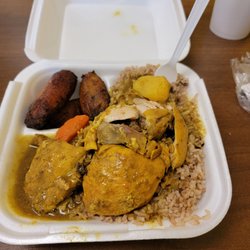 Mo'Bay Island Cuisine - Curry Chicken!! This place is good.  The black cake is authentic!   A must try for the foodie.